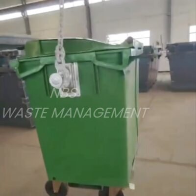 660L Wheelie Bins with Chain Lift/Fork Pockets