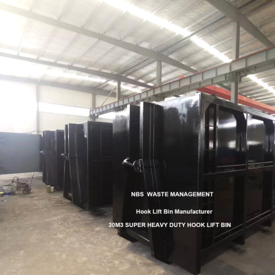 30m3 heavy duty hook lift bin