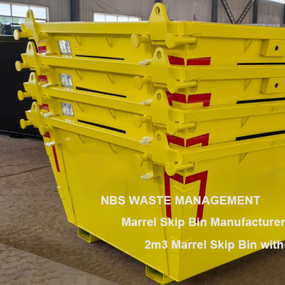 2m3 Marrel Skip Bin without Door