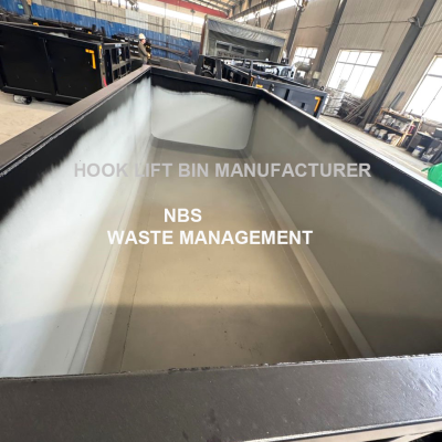 Heavy duty hook lift bin